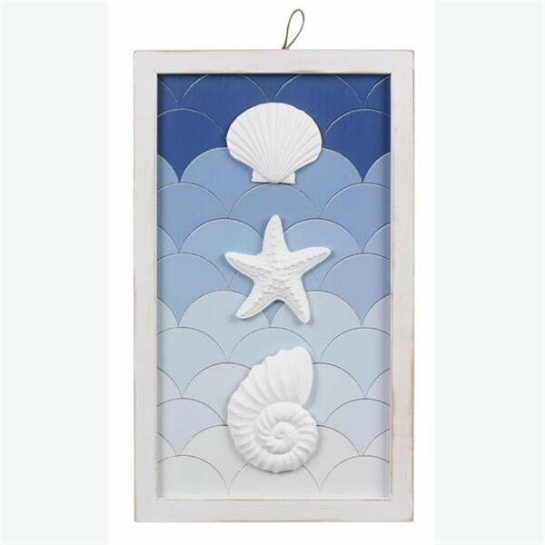 Youngs Wood Nautical Framed Wall Sign with Resin Attachment 62069